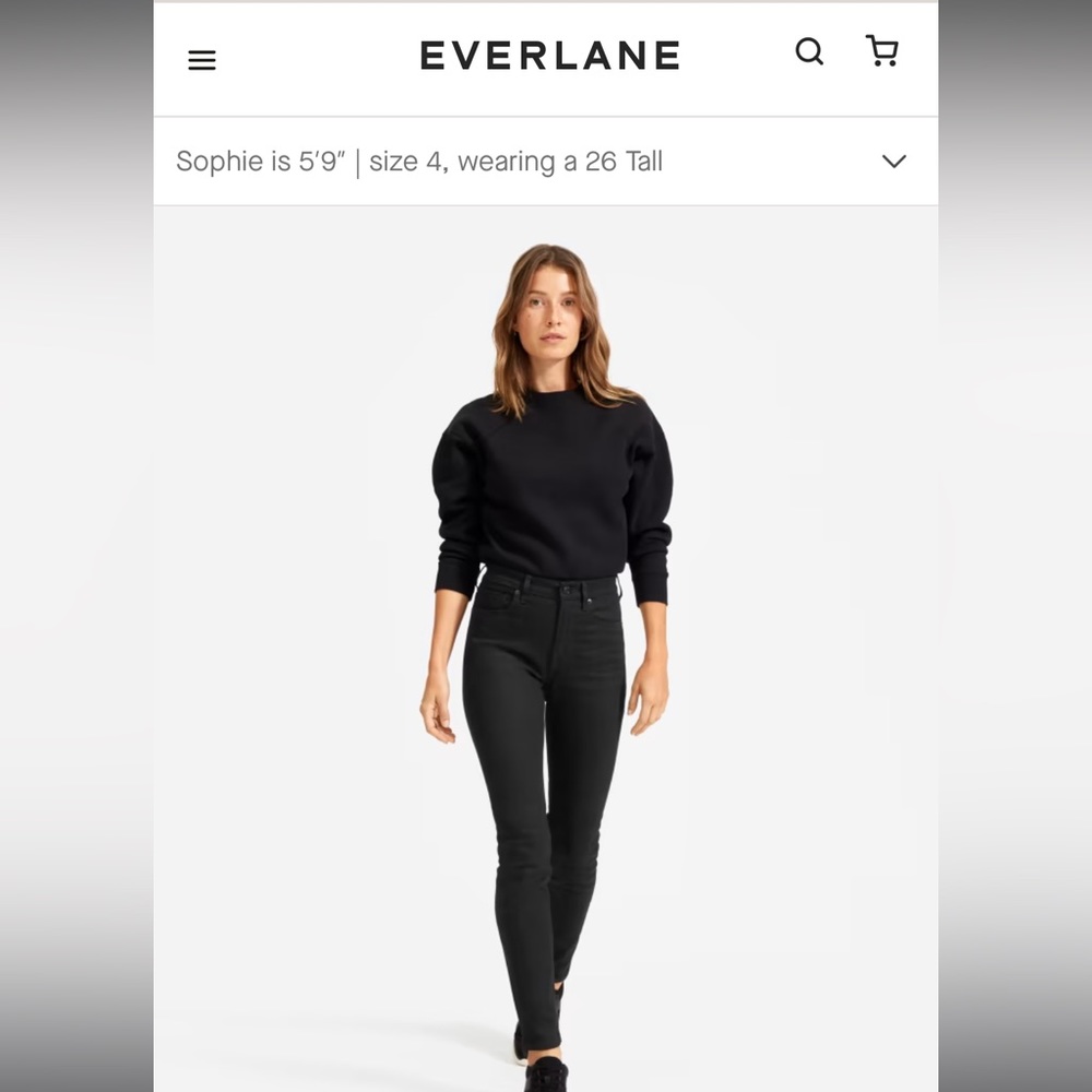 Everlane High Rise Skinny Jeans